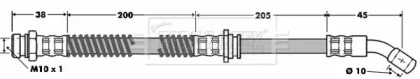 Шлангопровод BORG & BECK BBH7457