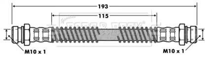 Шлангопровод BORG & BECK BBH7461