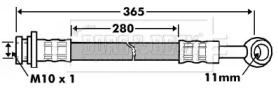 Шлангопровод BORG & BECK BBH7464