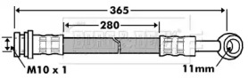 Шлангопровод BORG & BECK BBH7465