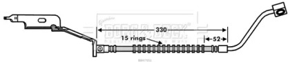 Тормозной шланг BORG & BECK BBH7550