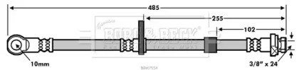 Тормозной шланг BORG & BECK BBH7554