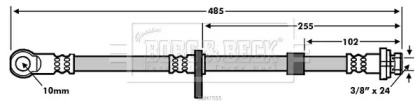 Шлангопровод BORG & BECK BBH7555