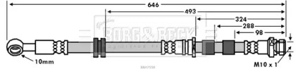 Шлангопровод BORG & BECK BBH7558