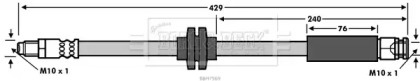 Шлангопровод BORG & BECK BBH7569