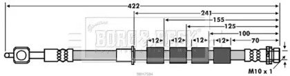 Шлангопровод BORG & BECK BBH7584