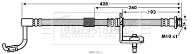 Шлангопровод BORG & BECK BBH7617