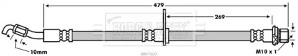 Шлангопровод BORG & BECK BBH7623