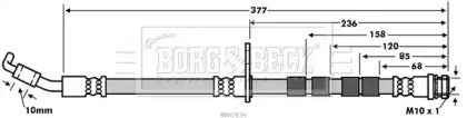 Шлангопровод BORG & BECK BBH7634