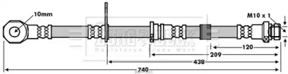 Шлангопровод BORG & BECK BBH7645