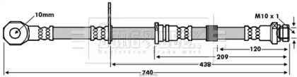 Шлангопровод BORG & BECK BBH7646