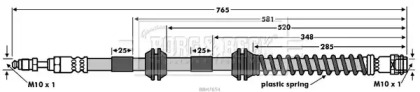 Шлангопровод BORG & BECK BBH7654