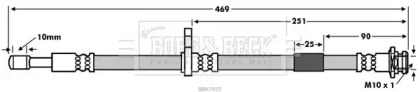 Шлангопровод BORG & BECK BBH7655