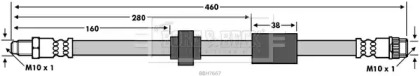 Шлангопровод BORG & BECK BBH7667