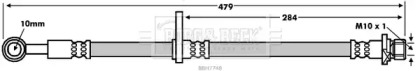 Шлангопровод BORG & BECK BBH7748