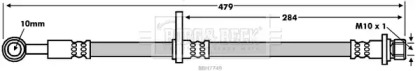 Шлангопровод BORG & BECK BBH7749