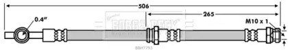 Шлангопровод BORG & BECK BBH7793