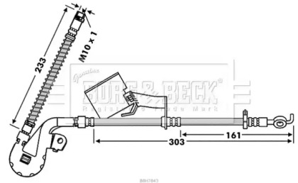 Шлангопровод BORG & BECK BBH7843