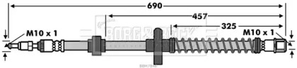 Шлангопровод BORG & BECK BBH7846