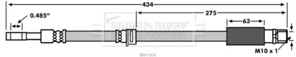 Шлангопровод BORG & BECK BBH7854