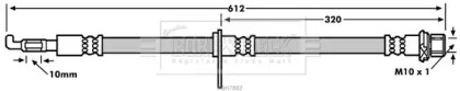 Шлангопровод BORG & BECK BBH7882