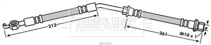 Шлангопровод BORG & BECK BBH7890