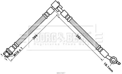 Шлангопровод BORG & BECK BBH7897