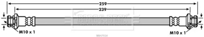 Шлангопровод BORG & BECK BBH7934