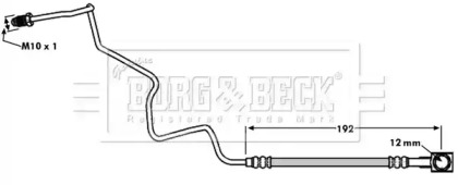 Шлангопровод BORG & BECK BBH7935