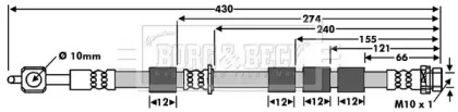 Шлангопровод BORG & BECK BBH7952