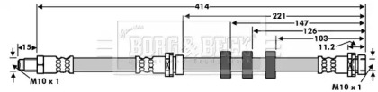 Шлангопровод BORG & BECK BBH8010