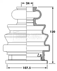 Пыльник BORG & BECK BCB6204