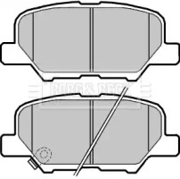 Комплект тормозных колодок BORG & BECK BBP2410