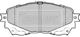 Комплект тормозных колодок BORG & BECK BBP2411