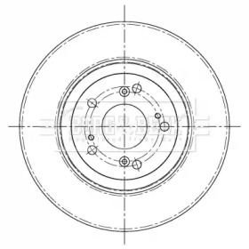 Тормозной диск BORG & BECK BBD5220