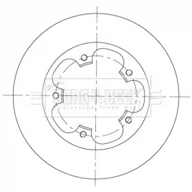 Тормозной диск BORG & BECK BBD5364