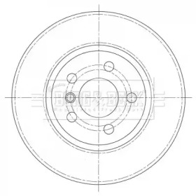 Тормозной диск BORG & BECK BBD5365