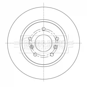 Тормозной диск BORG & BECK BBD5367