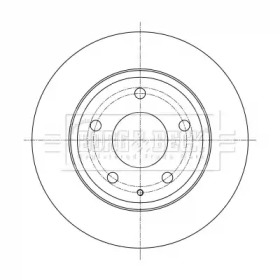 Тормозной диск BORG & BECK BBD5382