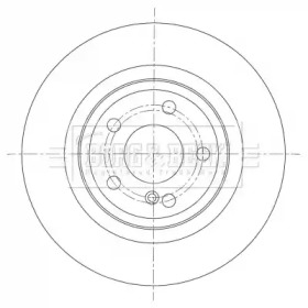 Тормозной диск BORG & BECK BBD5413