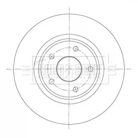 Тормозной диск BORG & BECK BBD5420