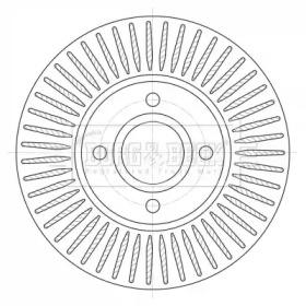 Тормозной диск BORG & BECK BBD5423