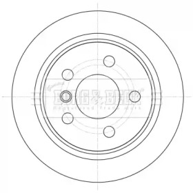 Тормозной диск BORG & BECK BBD5426