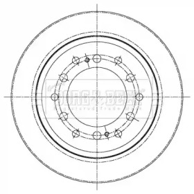 Тормозной диск BORG & BECK BBD5427