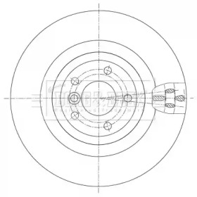 Тормозной диск BORG & BECK BBD5437