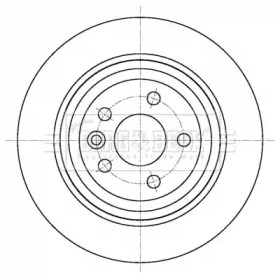 Тормозной диск BORG & BECK BBD5440