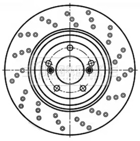 Тормозной диск BORG & BECK BBD6059S