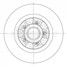 Тормозной диск BORG & BECK BBD6069S