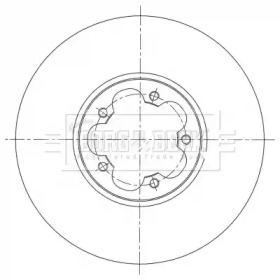 Тормозной диск BORG & BECK BBD6074S