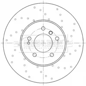 Тормозной диск BORG & BECK BBD6078S